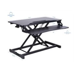 31.5" Standing Sit Stand Tabletop Riser - Rocelco -Online Furniture Store GUEST 62f9c764 d27e 4d16 9b96 f5d04851b0d6