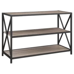 25.62" X Frame Metal And Wood Media Bookshelf - Saracina Home 17 25.62" X Frame Metal And Wood Media Bookshelf - Saracina Home -Online Furniture Store GUEST 63ec1c95 8e84 4e5c 8fc5 0c2cf5cb4aa4