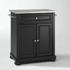 Alexandria Stainless Steel Top Portable Kitchen Island/Cart - Crosley -Online Furniture Store GUEST 63fcd27c 111f 4e19 b769 4cfa37a0d6d6
