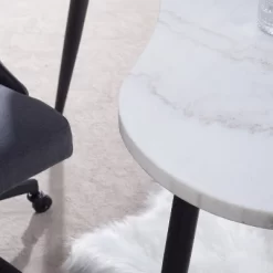 Kinsley Writing Desk Black/White - Steve Silver Co. -Online Furniture Store GUEST 641c6e3f 672e 43ec 816b a88013412025