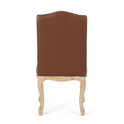 2pk Shylo Contemporary Faux Leather Dining Chairs - Christopher Knight Home 5 2pk Shylo Contemporary Faux Leather Dining Chairs - Christopher Knight Home - Image 5