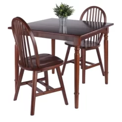 3pc Mornay Dining Table Set Walnut - Winsome -Online Furniture Store GUEST 66c66974 6807 4042 973f 50724151e823