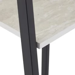 3pc Neveah Marble Ladder Desk And Bookcase Set Matte Black - Inspire Q -Online Furniture Store GUEST 67a9adac c92a 4233 bd90 e7b8a66f85c5