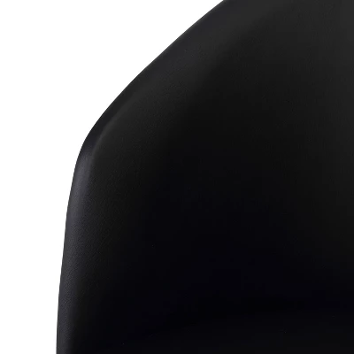 Ahoy Bamboo/Faux Leather Upholstered Dining Chair - LumiSource 5 Ahoy Bamboo/Faux Leather Upholstered Dining Chair - LumiSource - Image 5