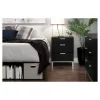 Flexible Nightstand With Charging Station And Drawers - South Shore