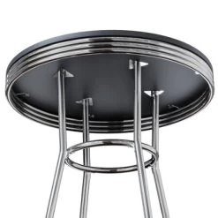 Summit Pub Table Bar Height Wood/Black/Bright Chrome - Winsome 10 Summit Pub Table Bar Height Wood/Black/Bright Chrome - Winsome -Online Furniture Store GUEST 69b595f4 c170 4a9a 910f 1ff893bf3ebe