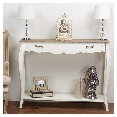 Bourbonnais Wood Traditional French Console Table - Baxton Studio 5 Bourbonnais Wood Traditional French Console Table - Baxton Studio - Image 5