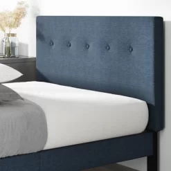 Omkaram Upholstered Platform Bed Frame Blue - Zinus -Online Furniture Store GUEST 6b438b1f 82f8 408d 86ad 8194f42c69f9