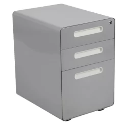 Emma And Oliver Ergonomic 3-Drawer Mobile Locking Filing Cabinet Storage Organizer -Online Furniture Store GUEST 6bb4d25e e17b 4c75 896a 84841cee7c73