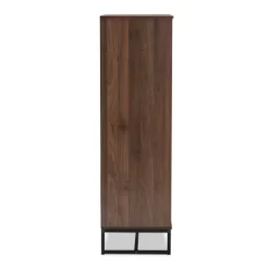 Neil Wood And Metal Storage Cabinet Brown/Black - Baxton Studio -Online Furniture Store GUEST 6bee9a71 c9d4 4269 a7f8 04eb7c2a417c