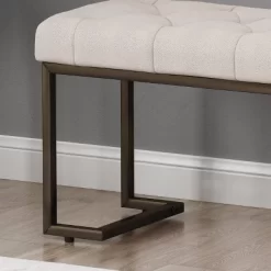 Galileo Modern Bench Beige - Christopher Knight Home -Online Furniture Store GUEST 6c349313 3fad 45e8 8111 23886f68e7d1