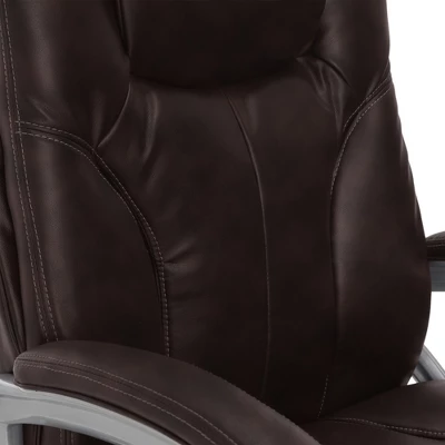 Serta Executive Big&Tall Office Chair, Puresoft Faux Leather, Roasted Chestnut 5 Serta Executive Big&Tall Office Chair, Puresoft Faux Leather, Roasted Chestnut - Image 5