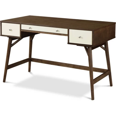 Sutton Writing Desk Brown - Adore Decor 1 Sutton Writing Desk Brown - Adore Decor