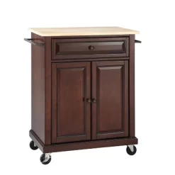 Compact Wood Top Kitchen Cart - Crosley -Online Furniture Store GUEST 6e1fefad e940 4b33 9a5c b4af0772e72d