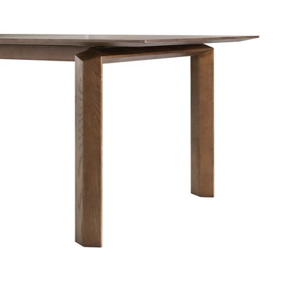 Treviso Mid-CenturyExtendable Dining Table Walnut - Armen Living 4 Treviso Mid-CenturyExtendable Dining Table Walnut - Armen Living - Image 4