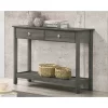 Clonard Wooden Sofa Table Gray - HOMES: Inside + Out