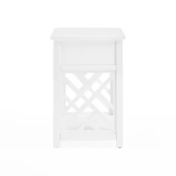 Middlebury Wood End Table With Drawer White - Alaterre Furniture 13 Middlebury Wood End Table With Drawer White - Alaterre Furniture -Online Furniture Store GUEST 70f309c9 4778 4c85 b64e 633f5559c522
