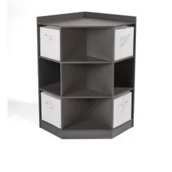 Badger Basket Corner Cubby Storage Unit With 4 Reversible Baskets Charcoal -Online Furniture Store GUEST 70fa3fb7 29a2 46c4 8bda 5c2544c8e5f4