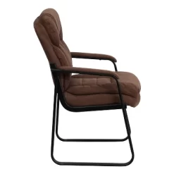 Flash Furniture Executive Side Reception Chair With Lumbar Support And Sled Base -Online Furniture Store GUEST 71e5ca83 f3a5 49a9 8006 b550086d93f5
