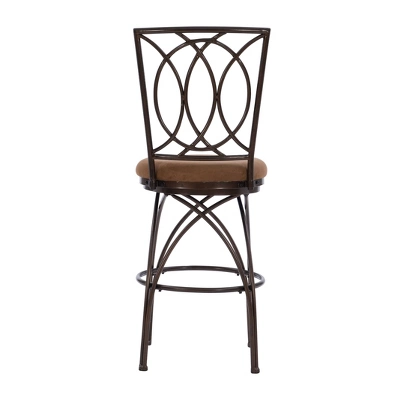 30" Dana Big And Tall Metal Crossed Legs Barstool - Powell Company 3 30" Dana Big And Tall Metal Crossed Legs Barstool - Powell Company - Image 3