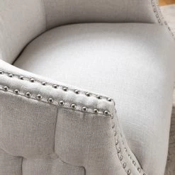 Jorge Curved And Ergonomic Design Barrel Chair With Decorative Nailhead Tirms Swivel Chair | ARTFUL LIVING DESIGN 13 Jorge Curved And Ergonomic Design Barrel Chair With Decorative Nailhead Tirms Swivel Chair | ARTFUL LIVING DESIGN -Online Furniture Store GUEST 74cea746 307e 4b67 8327 dff6a2b0bd14