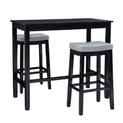 3pc Claridge Bar Height Dining Set - Linon -Online Furniture Store GUEST 74f1da44 990a 41a8 8c4f 8a4ef528b463