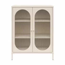 Luna Short 2 Door Accent Cabinet With Fluted Glass - Mr. Kate -Online Furniture Store GUEST 76184062 013f 40c5 b3f7 28e3e685d129