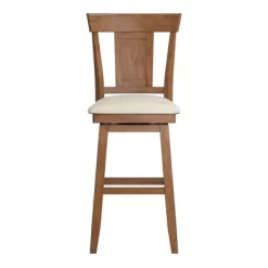 Online Furniture Store 31 29" South Hill Panel Back Wood Swivel Height Barstool - Inspire Q