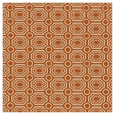 Sunshine Storage Cube Ottoman - Orange - HomePop 2 Sunshine Storage Cube Ottoman - Orange - HomePop - Image 2