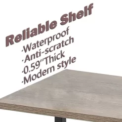 LuxenHome 4-Shelf 58.3" X 23.62" W Wood And Metal Ladder Bookcase. -Online Furniture Store GUEST 76de2faa e377 43e0 bcd3 3cf69058811b