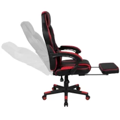 Flash Furniture Gaming Desk With Cup Holder/Headphone Hook & Reclining Back/Arms Gaming Chair With Footrest -Online Furniture Store GUEST 7712823a d27d 4ab3 9d42 bb4605923d28