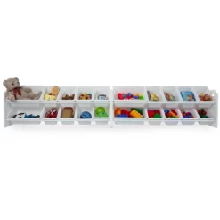 UNiPLAY Toy Organizer With 20 Removable Storage Bins And Block Play Panel, Multi-Size Bin Organizer -Online Furniture Store GUEST 77a945cf 9c6e 49b2 ac65 c8c109a0f614