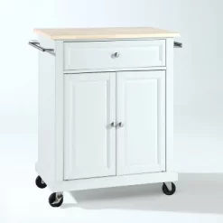 Compact Wood Top Kitchen Cart - Crosley -Online Furniture Store GUEST 7808928a 3035 48e8 a612 5562ab18fefe