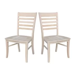 Set Of 2 Cosmo Roma Ladderback Chairs - International Concepts -Online Furniture Store GUEST 781667cf adb9 4d69 a6dc 0ac35b2c1c25