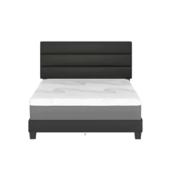 Luxembourg Faux Leather Channel Upholstered Platform Bed - Eco Dream 11 Luxembourg Faux Leather Channel Upholstered Platform Bed - Eco Dream -Online Furniture Store GUEST 785664cd 16a3 45a1 b13c 762f656b60d0