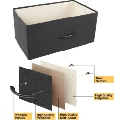 Sorbus Drawer Shelf For Bedroom Home And Office Gray/Black -Online Furniture Store GUEST 785f8cb5 a79e 4a93 9d48 7226c9c87490