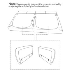 Costway Convertible Futon Sofa Bed PU Adjustable Couch Sleeper W/Wood Legs -Online Furniture Store GUEST 7916d9a3 4f84 49f9 b32d f7e7cf1a6a94