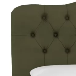 King Tufted Headboard Velvet Loden - Skyline Furniture -Online Furniture Store GUEST 792687d1 5b99 41ab b221 70107510f17f