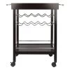 Johnnie Bar Cart Dark Espresso - Winsome
