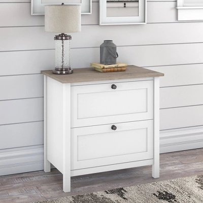 2 Drawer Mayfield File Cabinet Shiplap Gray/Pure White - Bush Furniture 1 2 Drawer Mayfield File Cabinet Shiplap Gray/Pure White - Bush Furniture