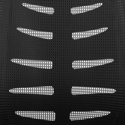 Emma And Oliver High Back Black Mesh Swivel Ergonomic Office Chair With Adjustable Flip-Up Arms 9 Emma And Oliver High Back Black Mesh Swivel Ergonomic Office Chair With Adjustable Flip-Up Arms - Image 9