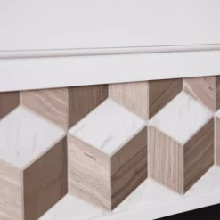 Budedar Fireplace With Marble Surround White - Aiden Lane -Online Furniture Store GUEST 7bcce40f f706 4036 a39f 14a8ca3a3da1