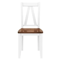 Farmhouse 6-Piece Wood Dining Table Set With Long Bench And 4 Dining Chairs-ModernLuxe -Online Furniture Store GUEST 7bf9e981 d939 4366 a0fa be99639ce08b