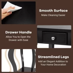 Costway 2PCS End Table Accent Side Table Nightstand W/ Drawer & Bottom Shelf 19 Costway 2PCS End Table Accent Side Table Nightstand W/ Drawer & Bottom Shelf -Online Furniture Store GUEST 7c0af34d 200c 4c65 b835 8ae21f6c41a0