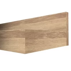24" X 5" Decorative Shelf Wall Mounted With Front Edge White Oak - Inplace -Online Furniture Store GUEST 7c0c5d7d 6fb3 4b38 be5f e516e846d586