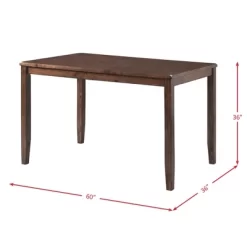 7pc Alexa Dining Set Cherry Brown - Picket House Furnishings -Online Furniture Store GUEST 7c8260c7 f875 483e a997 97ae5c773b7d