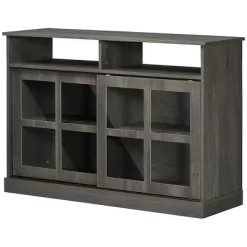 HOMCOM Modern Sideboard With Shelves, Buffet Cabinet With Storage Cabinets, Adjustable Shelf, Sliding Doors For Living Room, Kitchen, Dark Grey -Online Furniture Store GUEST 7ce802a7 ddd6 4845 bd92 a56dc0b0998c