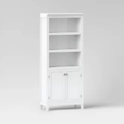 72" Carson 5 Shelf Bookcase With Doors - Threshold -Online Furniture Store GUEST 7d13a320 a881 4623 87ab 176b8890729a