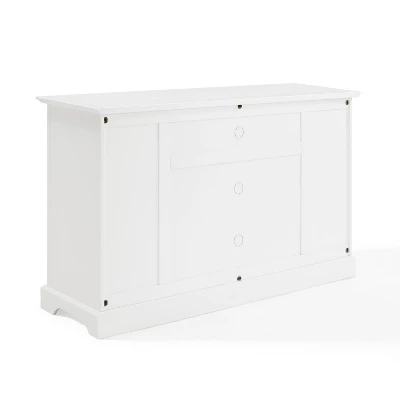 Campbell TV Stand For TVs Up To 60" White - Crosley 4 Campbell TV Stand For TVs Up To 60" White - Crosley - Image 4