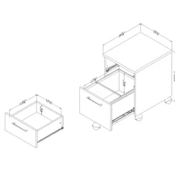 Interface 2 Drawer Mobile File Cabinet - South Shore 18 Interface 2 Drawer Mobile File Cabinet - South Shore -Online Furniture Store GUEST 7f005c19 bba7 4acd ba24 bd9f6f3e6bfe